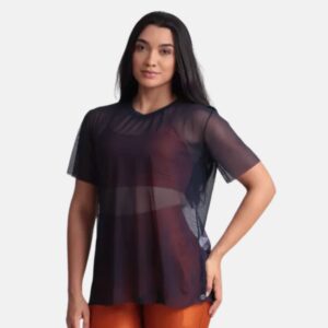 Blusa Tule Marinho