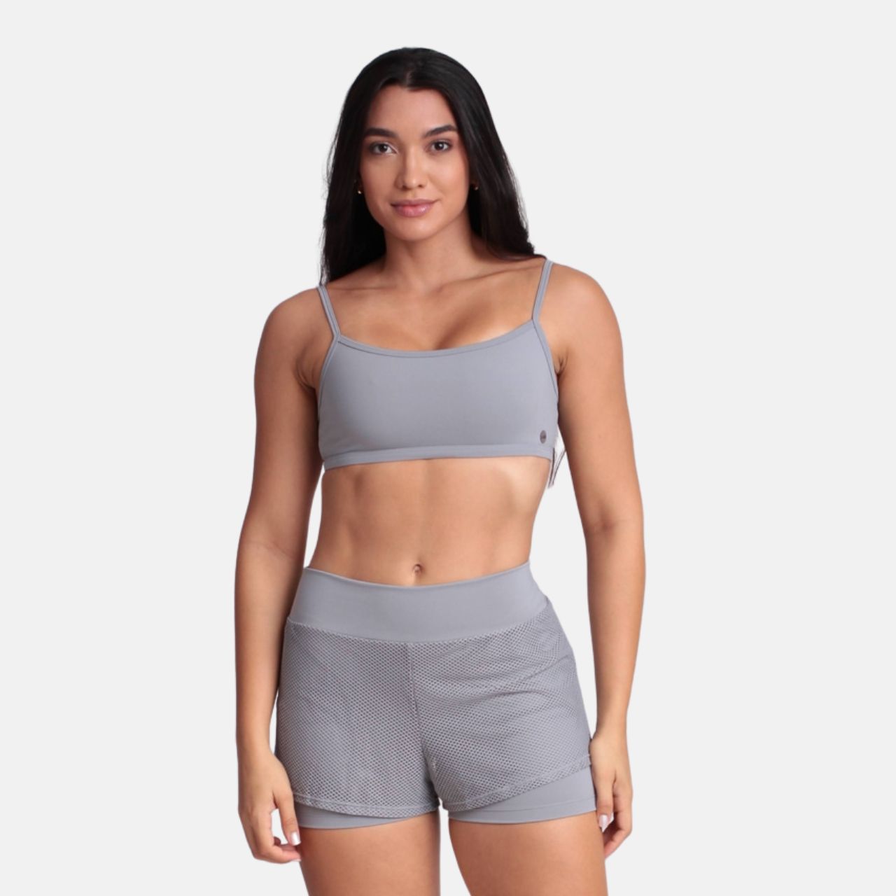 Conjunto Short Rafa Cinza