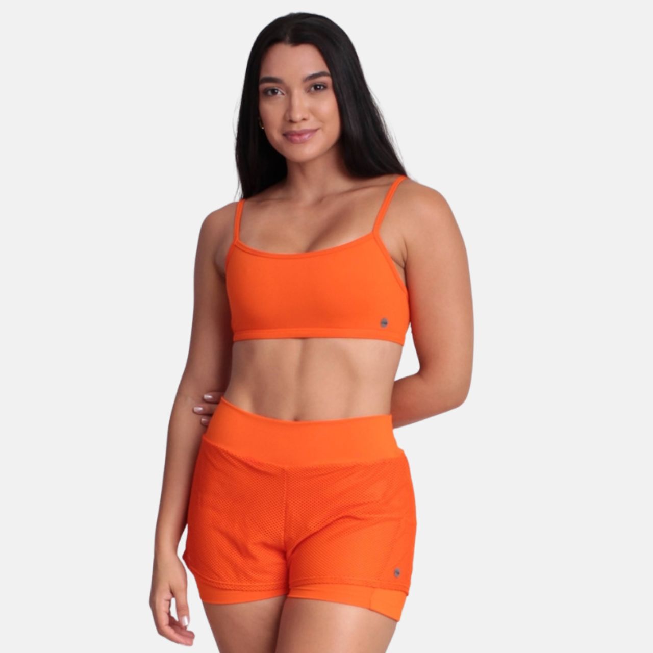 Conjunto Short Rafa Laranja