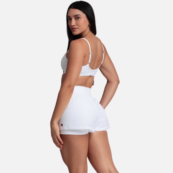 Conjunto Short Rafa Branco costas