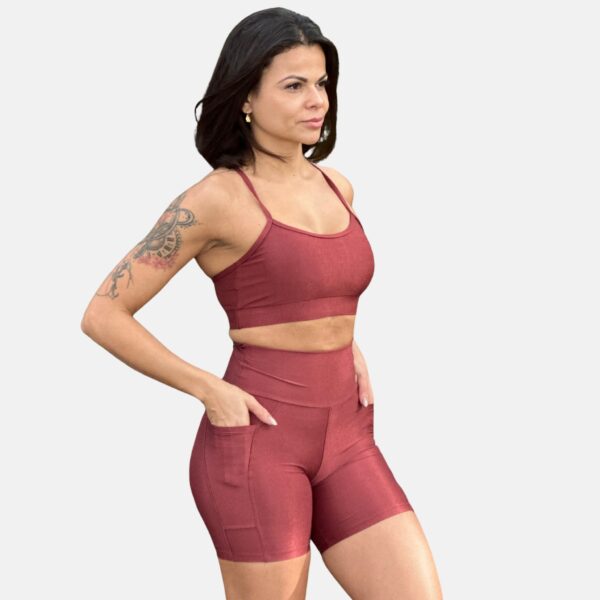 Conjunto Short Gabi Acaju