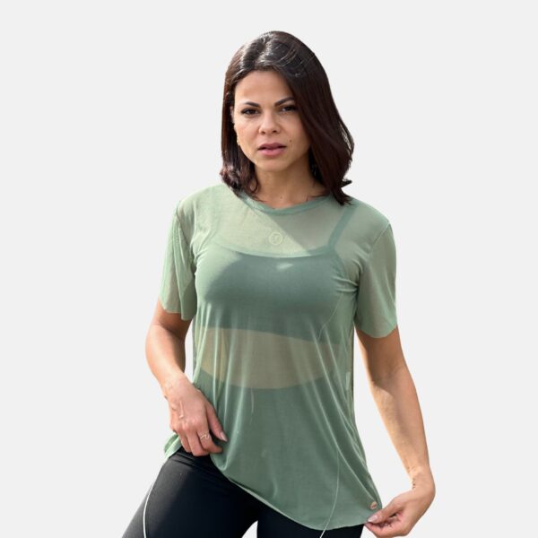 Blusa Oversized Tule Cactus