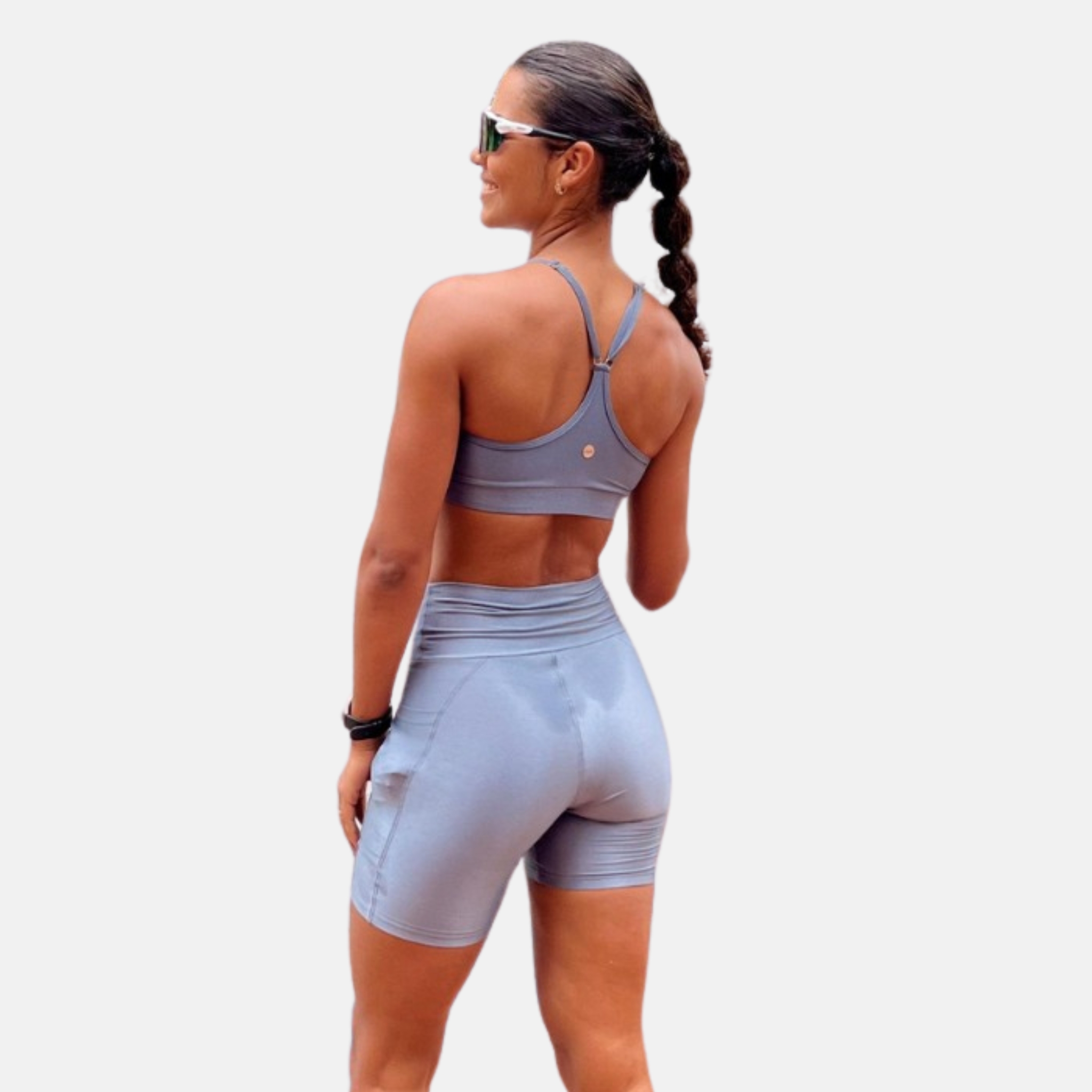 Conjunto Short Gabi Azul - Imagem 2