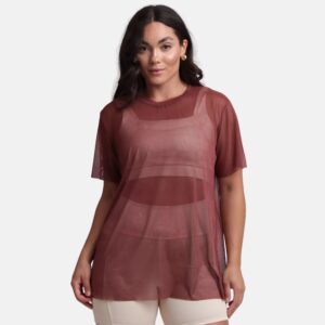 Blusa Tule Brown Sugar