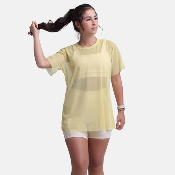 Blusa Tule Marfino