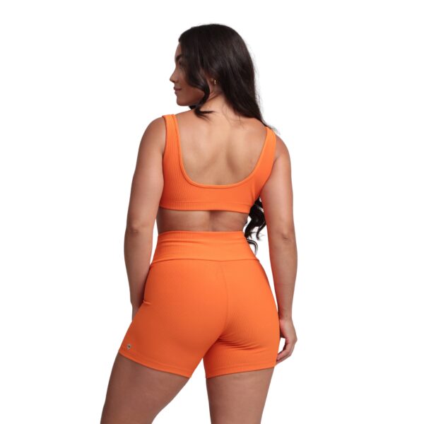 Conjunto Short Mel Tangerina costas