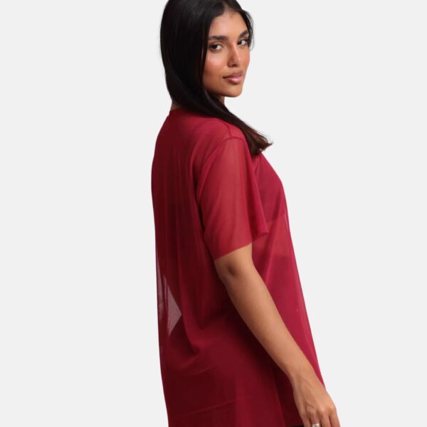 Blusa Tule Diva costas