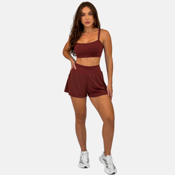 Conjunto Short Sophia Rafa Brown Sugar