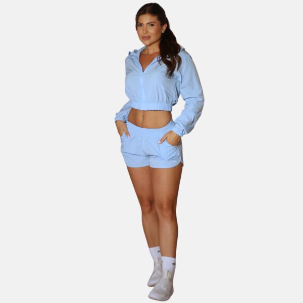 Conjunto Short Bomber Dream Blue