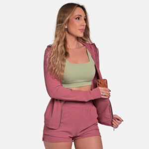 Conjunto Short Casaco Trekk Passion