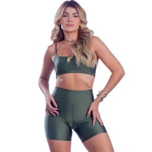 Conjunto Short Karla Croco