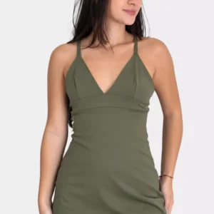 Vestido Belle Army Green