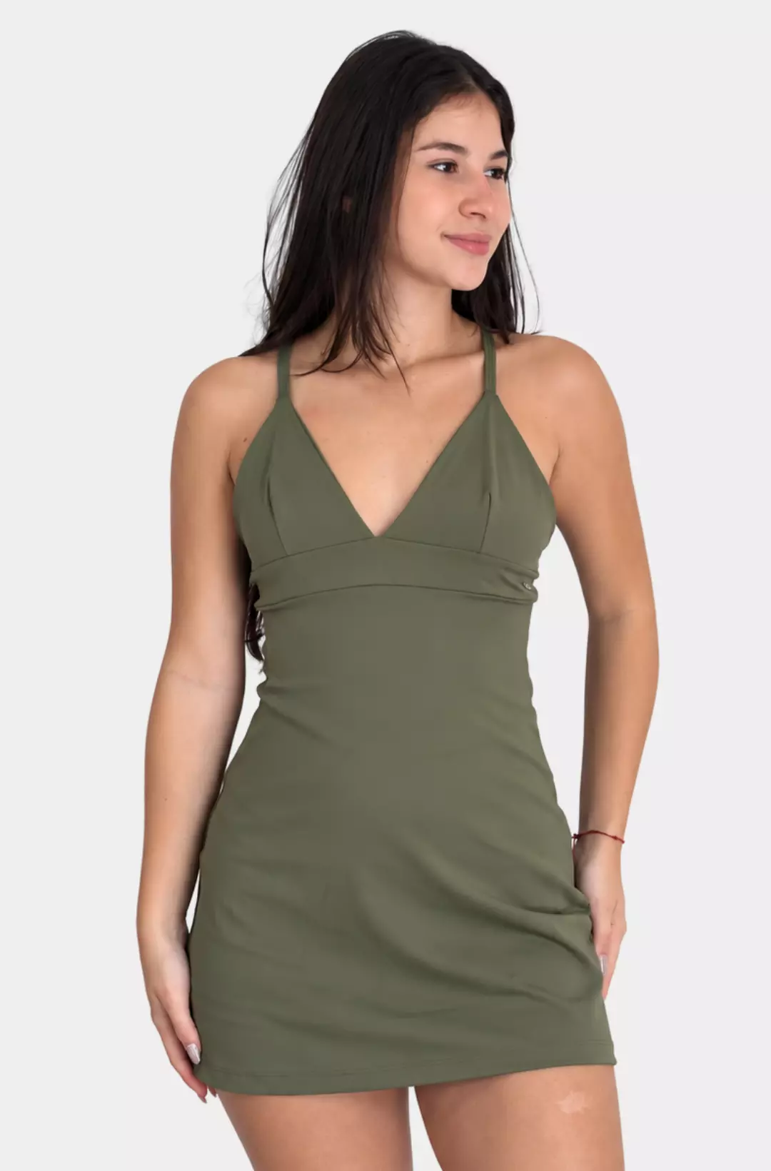 Vestido Belle Army Green