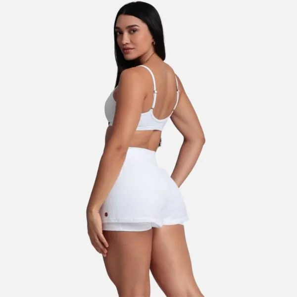 Conjunto Short Rafa Branco costas