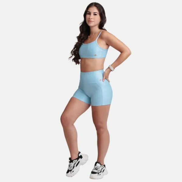 Conjunto Short Gabi Soft Blue