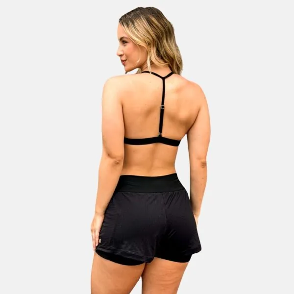 Conjunto Short Nathalia Rafa Preto costas