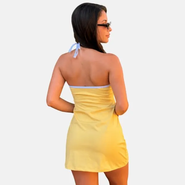 Vestido Sophia Soft Yellow costas
