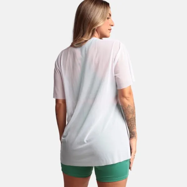 Blusa Tule Branca costas