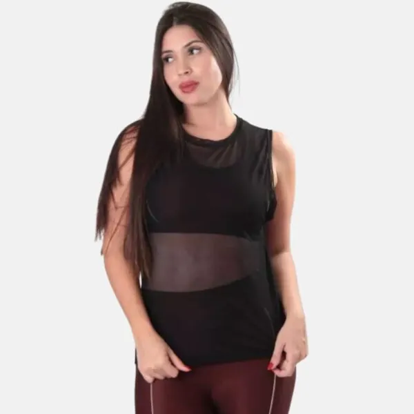 Regata Tule Preto