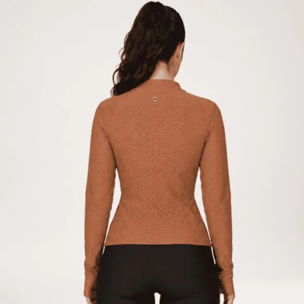 Casaco Trya Soft Brown costas
